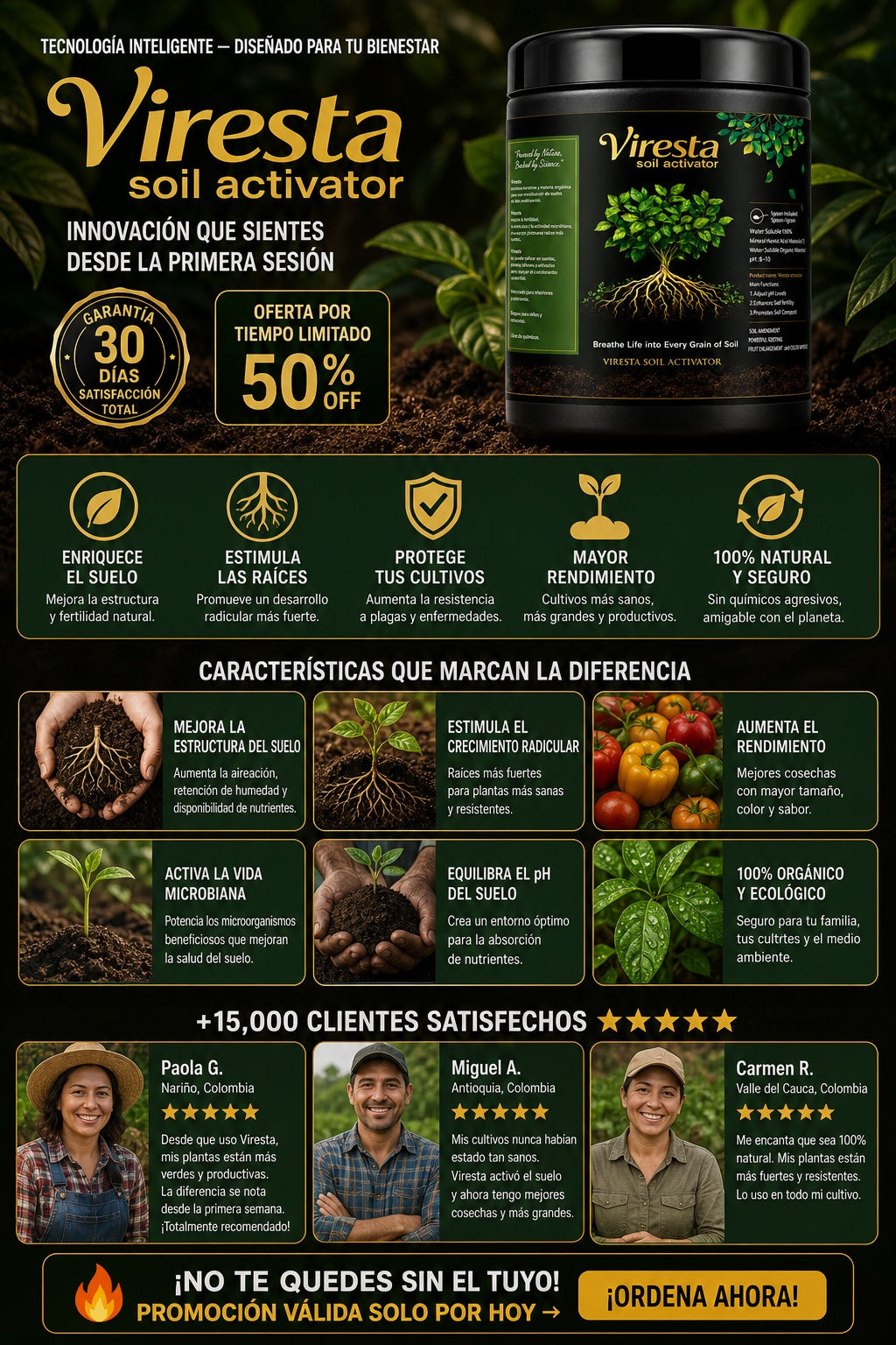 Viresta Soil Activator Mejora Suelo - imagen 5