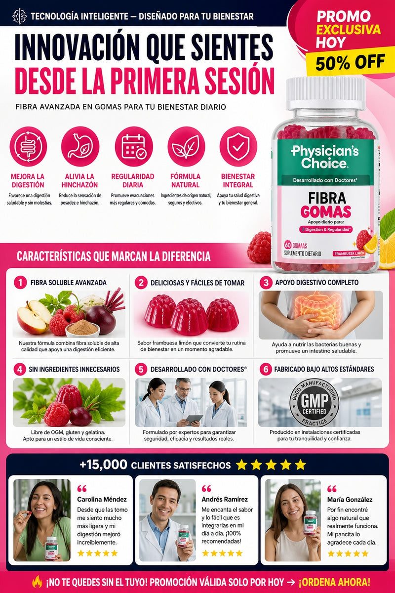 Physicians Choice Fibra 60 Gomas - imagen 5