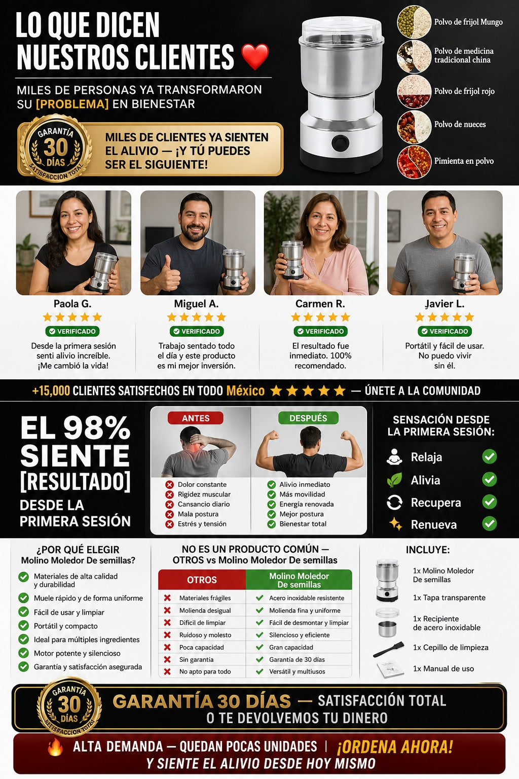 Molino Moledor De semillas - imagen 6