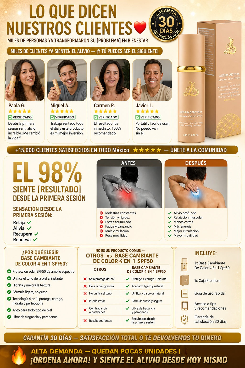 Base Cambiante De Color 4 En 1 Spf50 - imagen 6