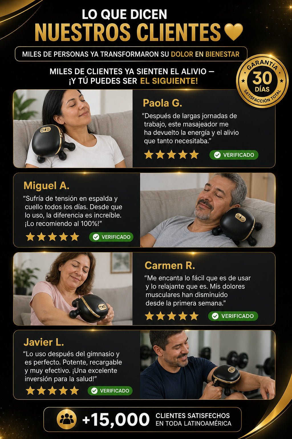 Masajeador Termico Shiatsu Recargable - imagen 6