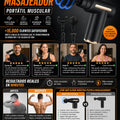 Pistola Masajeador Portatil Muscular - imagen 6