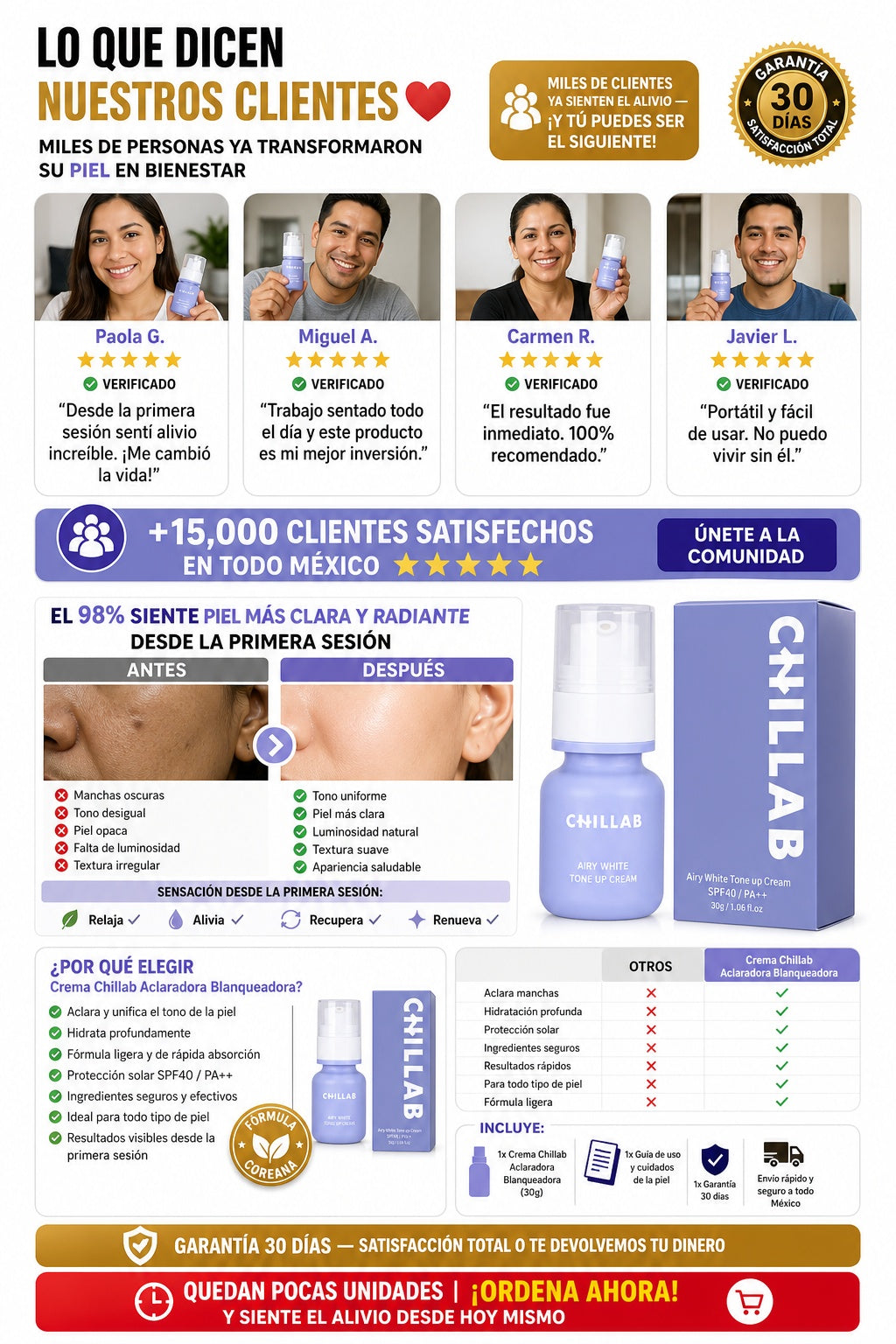 Crema Chillab Aclaradora Blanqueadora - imagen 6
