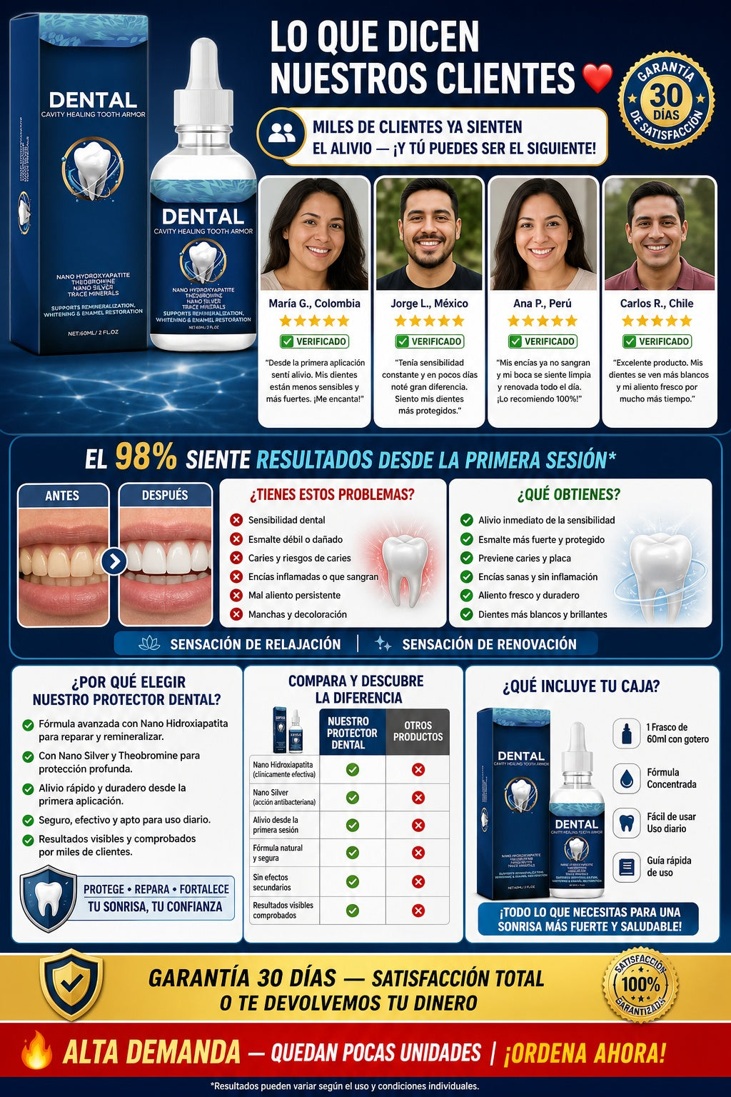 Protector Dental Cuidado Esmalte 60 Ml - imagen 6