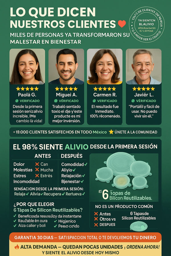 6 Tapas De Silicon Reutilizables - imagen 6
