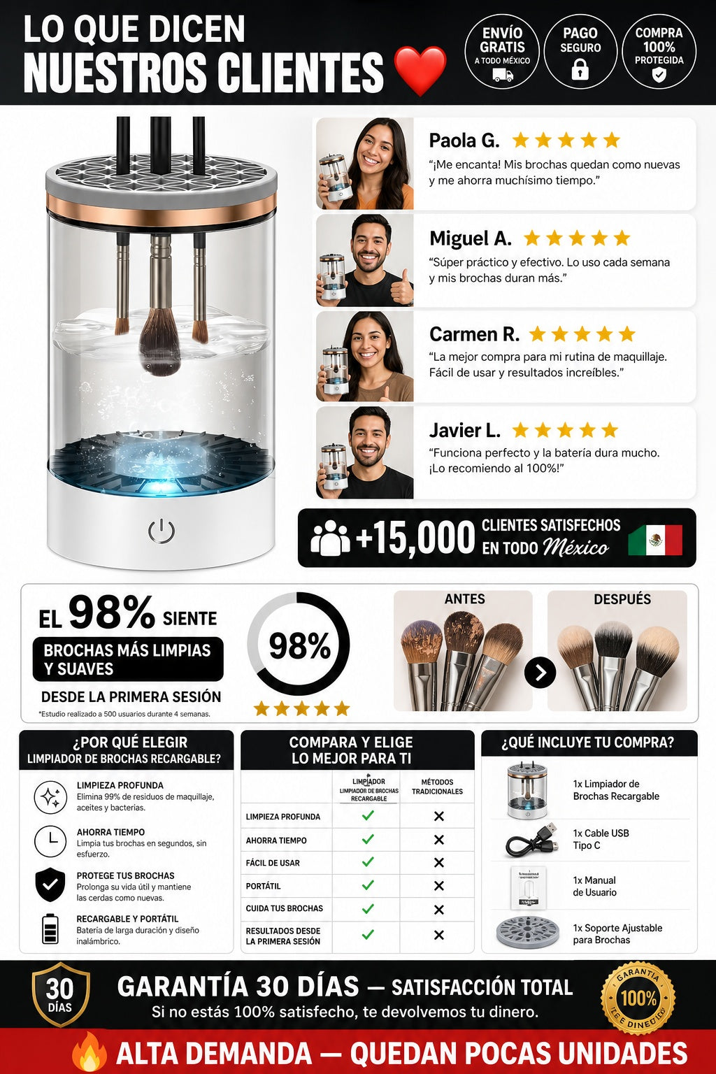 Limpiador De Brochas Recargable - imagen 6