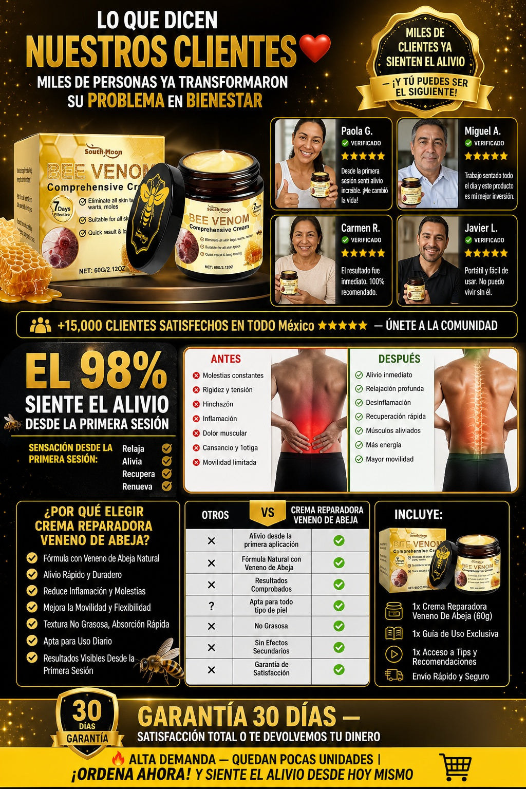 Crema Reparadora Veneno De Abeja - imagen 6