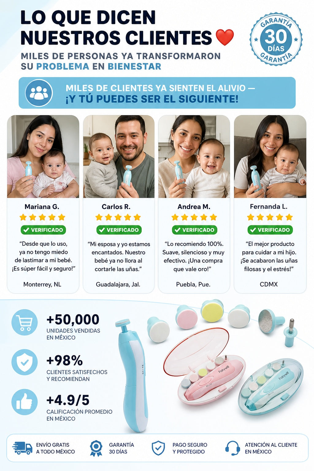 Pulidor Corta Unas Para Bebe - imagen 6