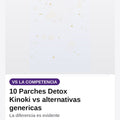 10 Parches Detox Kinoki — comparativa