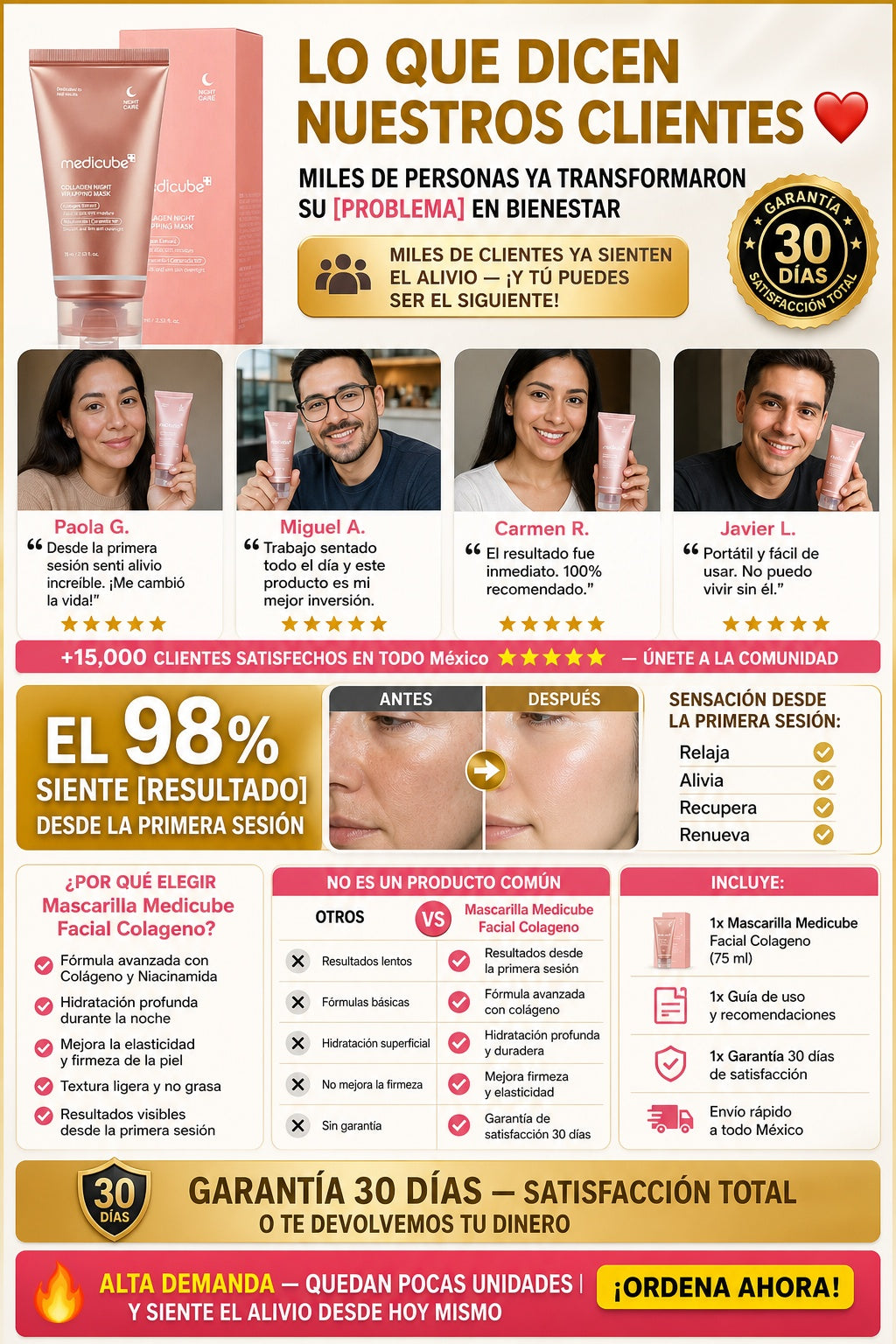 Mascarilla Medicube Facial Colageno - imagen 6