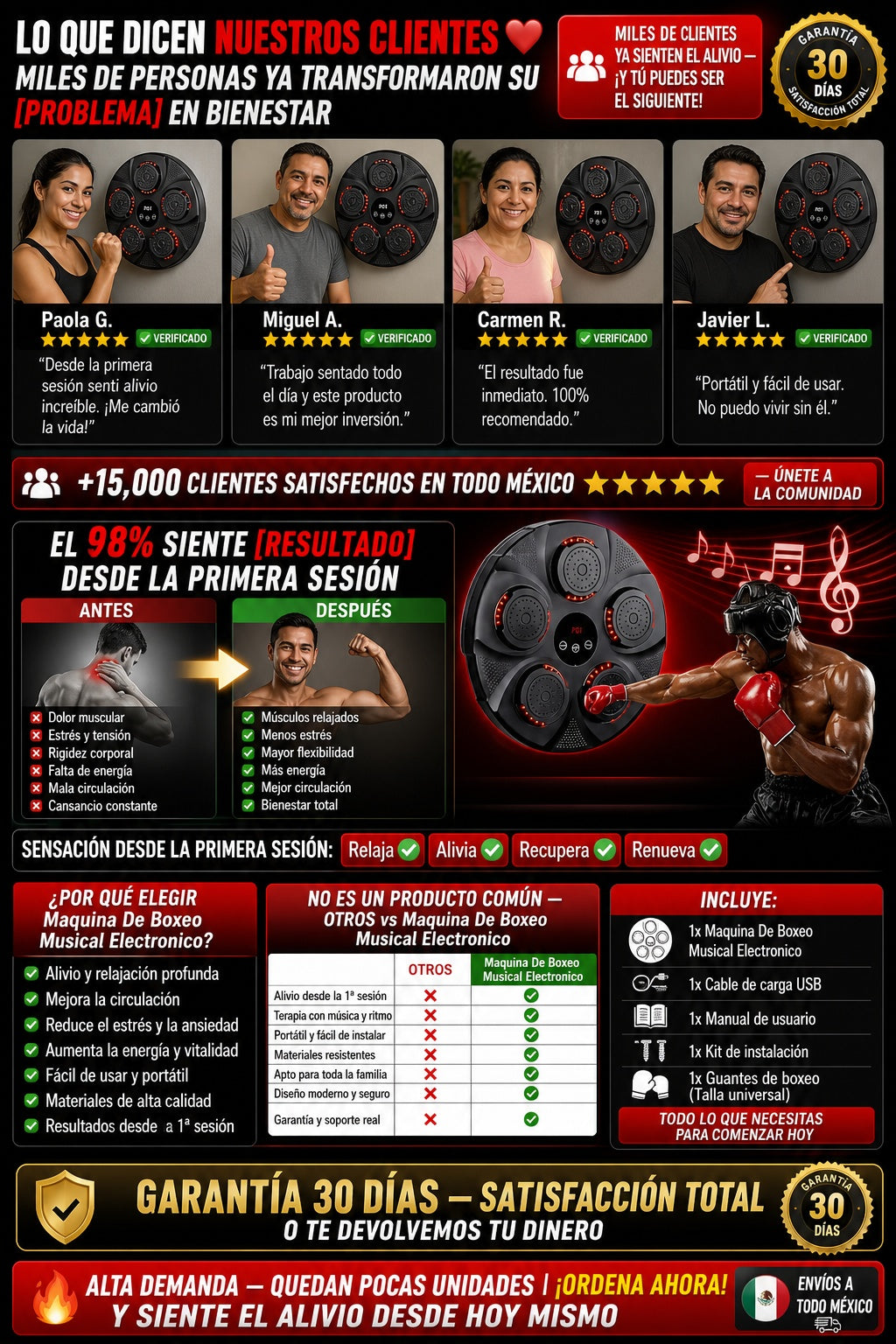 Maquina De Boxeo Musical Electronico - imagen 6