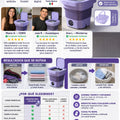 Mini Lavadora Portatil Ropa - imagen 6