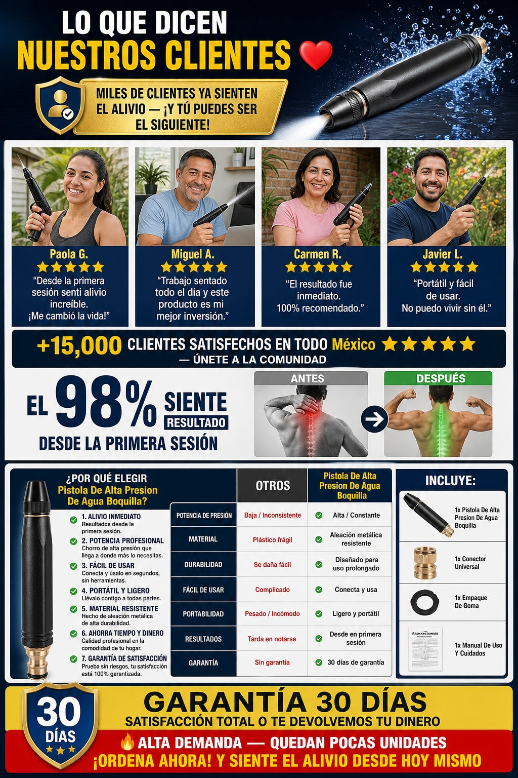 Pistola De Alta Presion De Agua Boquilla - imagen 6