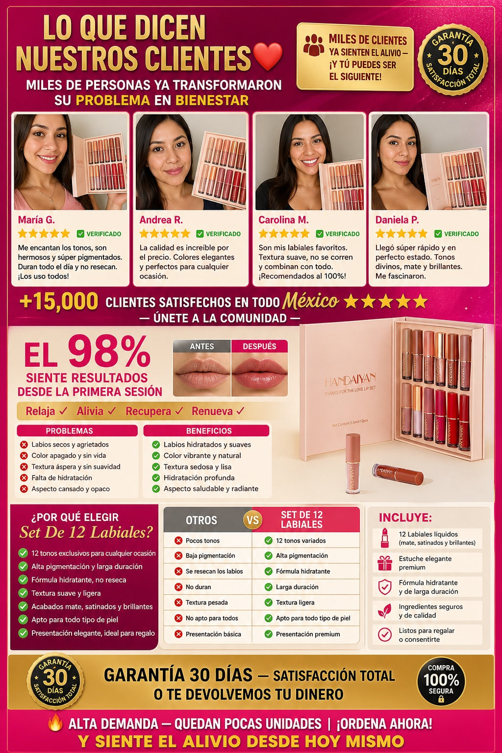 Set De 12 Labiales - imagen 6