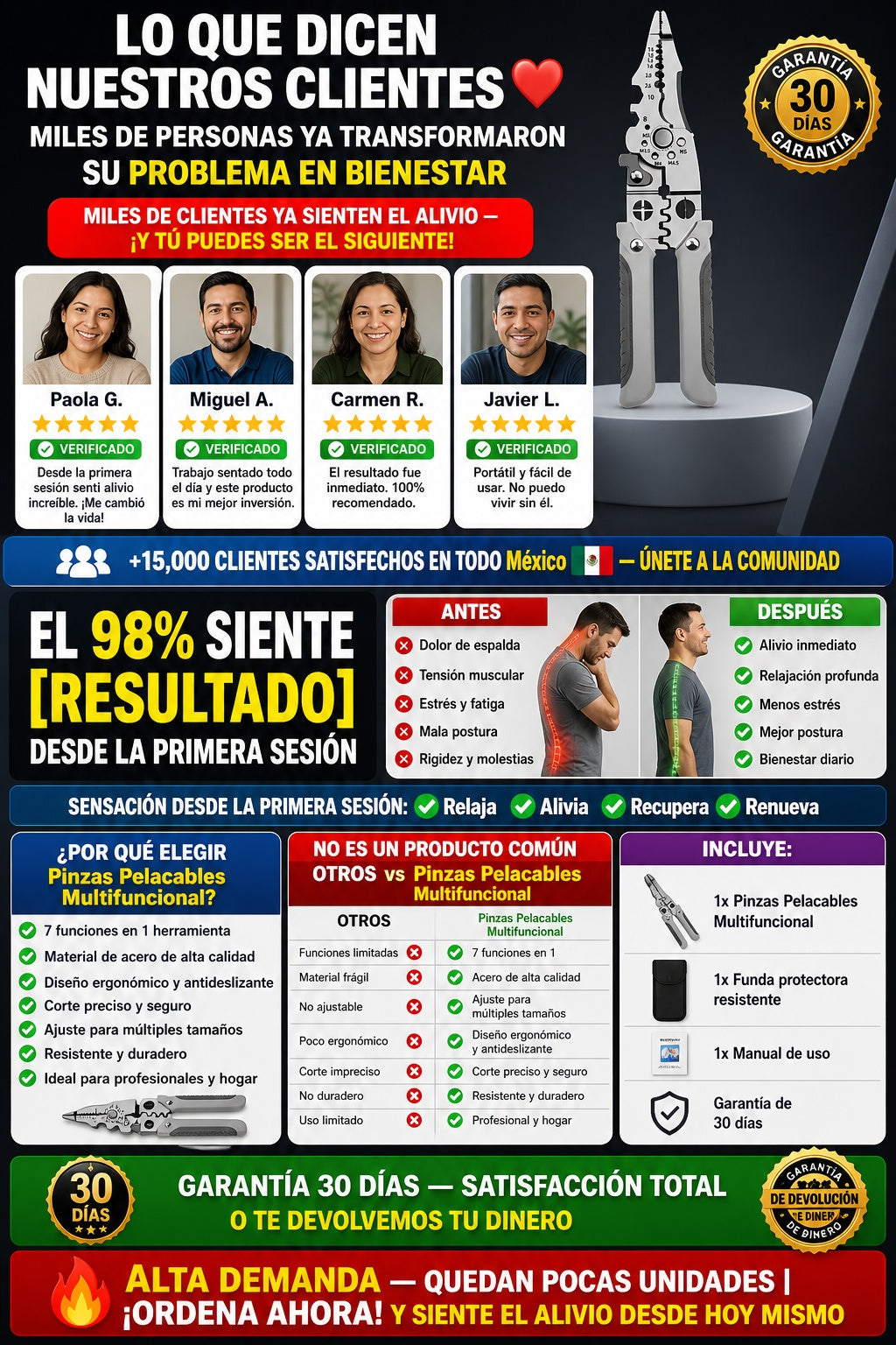 Pinzas Pelacables Multifuncional - imagen 6