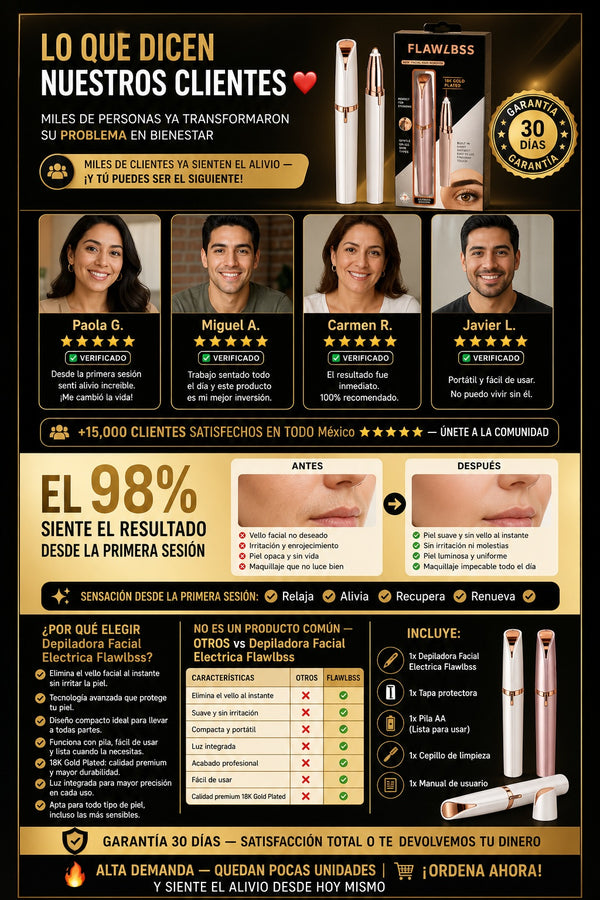 Depiladora Facial Electrica Flawlbss - imagen 6