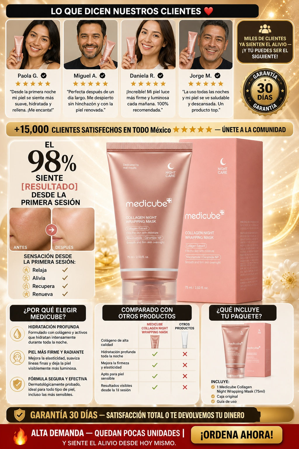 Mascarilla Medicube Facial Colageno - imagen 6