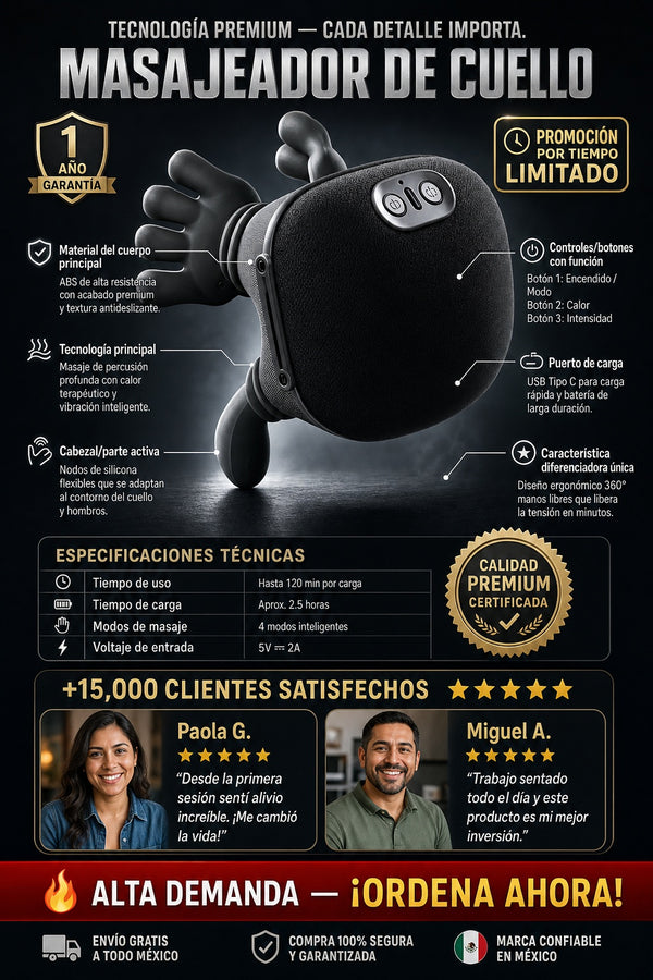 masajeador de cuello - imagen 7