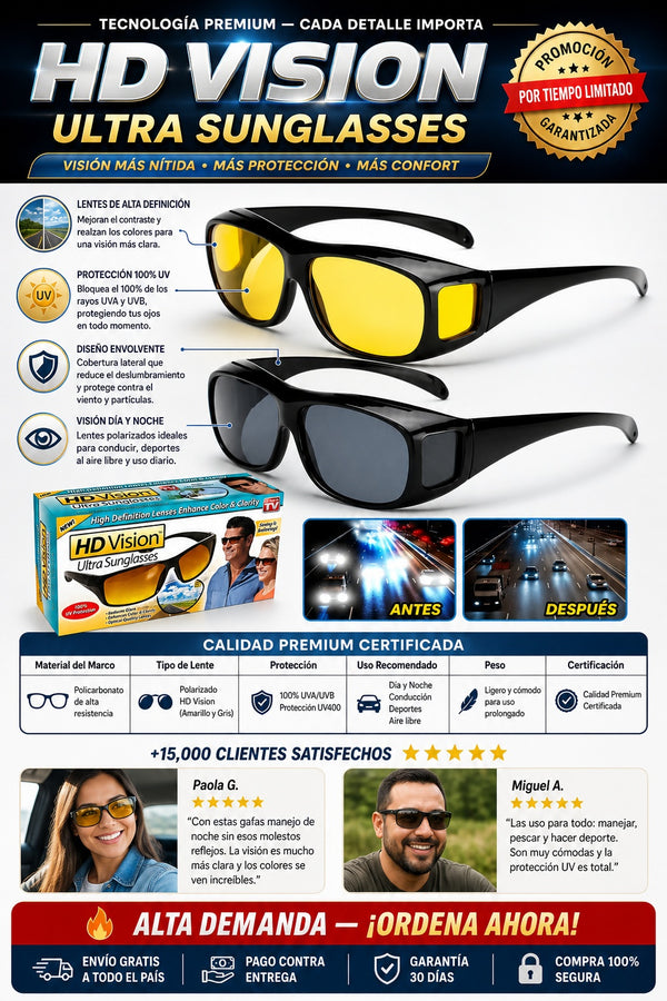Gafas De Conduccion 2x1 Hd Vision Lentes - imagen 7