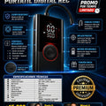 Inflador De Llantas Portatil Digital Rec - imagen 7
