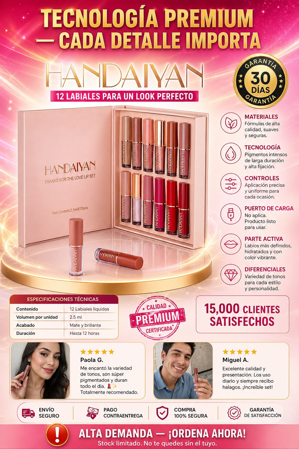 Set De 12 Labiales - imagen 7