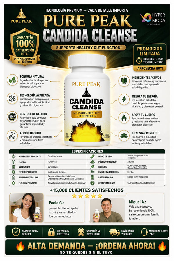 Suplemento Candida Cleanse 60 Capsulas - imagen 7