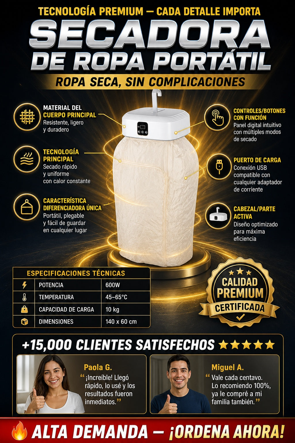 Secador De Ropa Portatil - imagen 7
