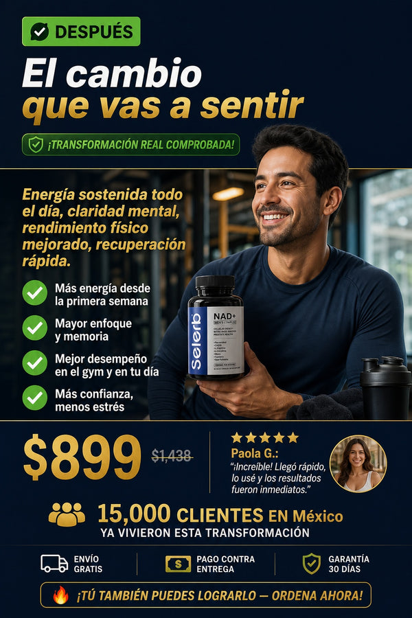 Suplemento Selerb Nad Mens Complex 60cp - sección 7