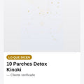 10 Parches Detox Kinoki — prueba-social
