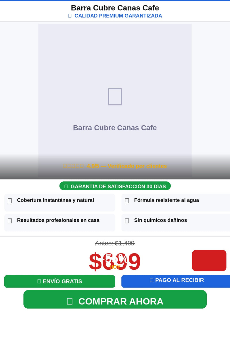 Barra Cubre Canas Cafe — editorial