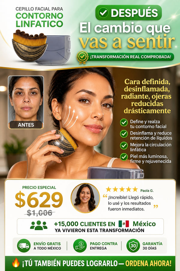 Cepillo Facial Para Contorno Linfatico - sección 7