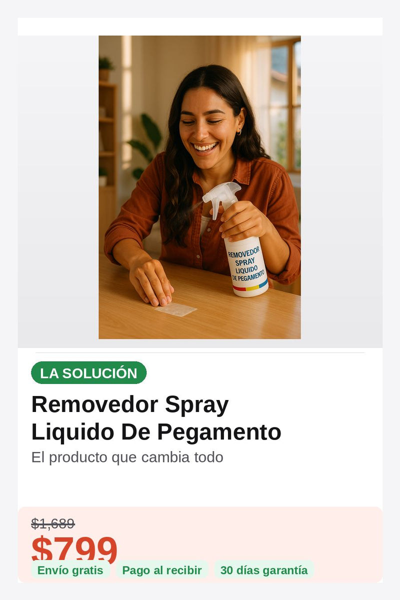 Removedor Spray Liquido De Pegamento — confianza-envio