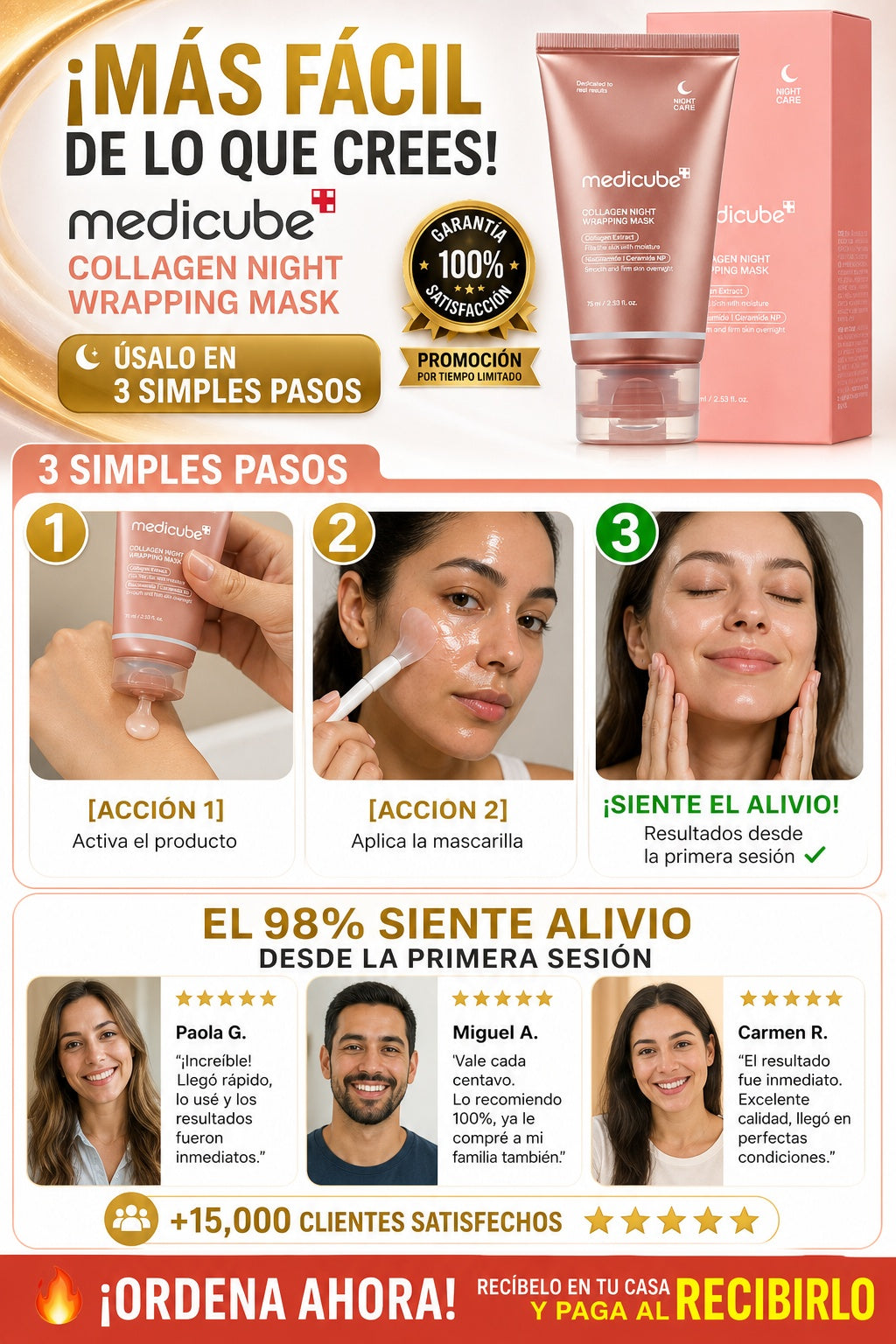 Mascarilla Medicube Facial Colageno - imagen 8