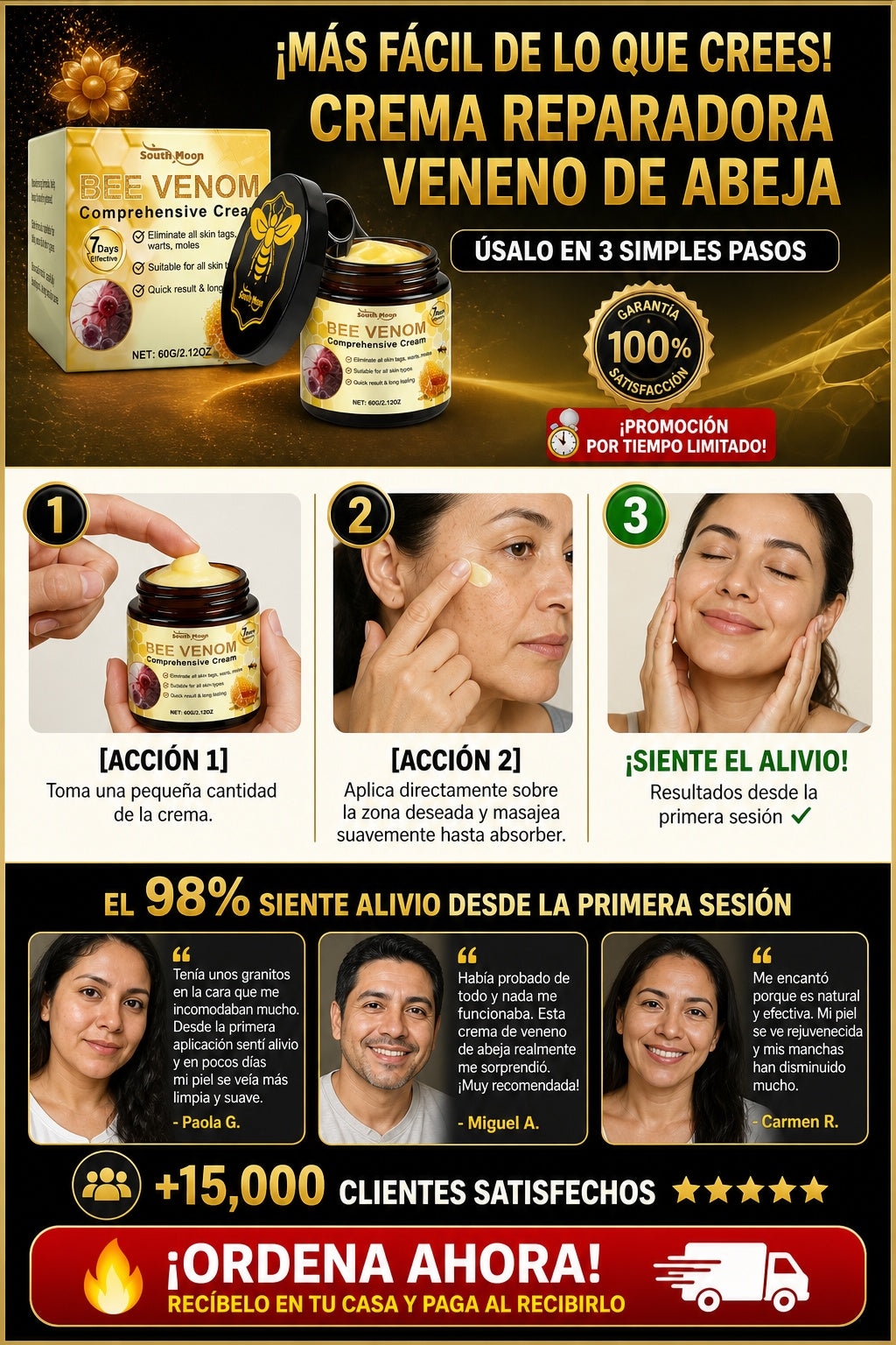 Crema Reparadora Veneno De Abeja - imagen 8