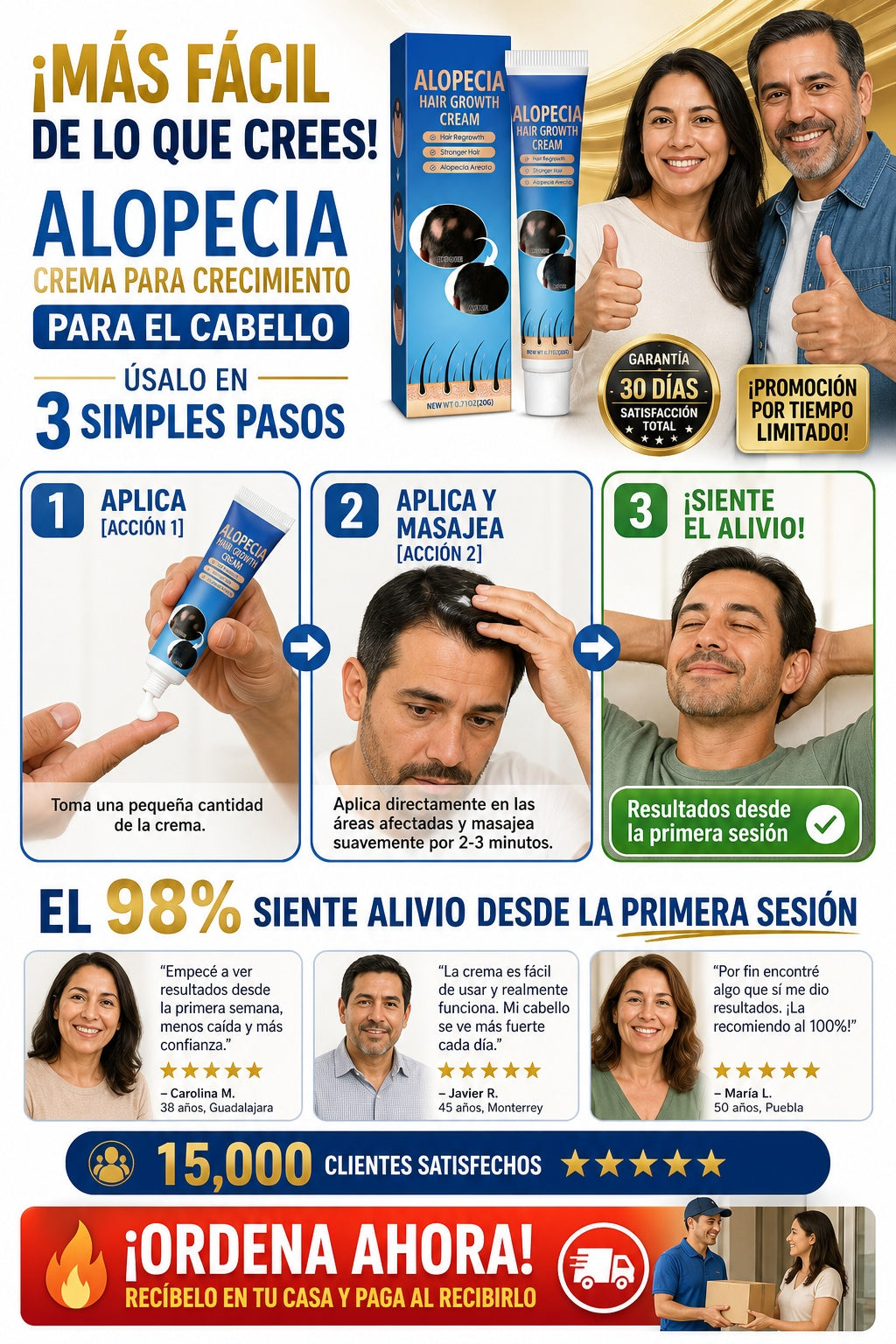 Alopecia Crema Para Crecimiento PARA EL CABELLO - imagen 8