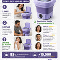 Mini Lavadora Portatil Ropa - imagen 8