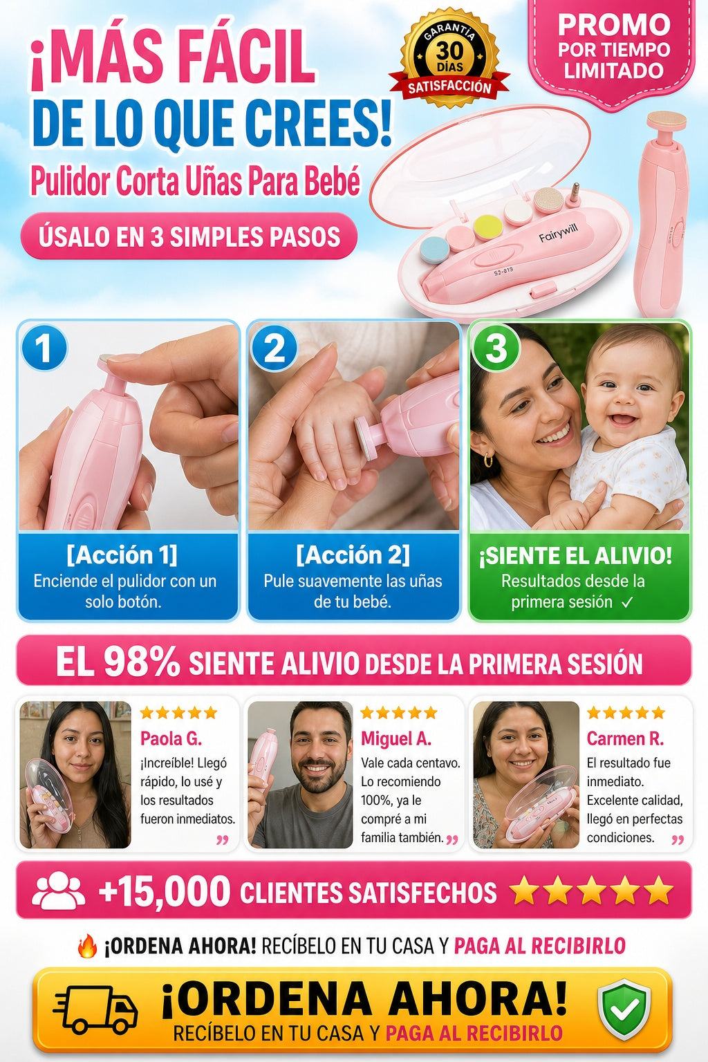 Pulidor Corta Unas Para Bebe - imagen 8