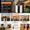 Mini Freidora Con Canasta - imagen 8