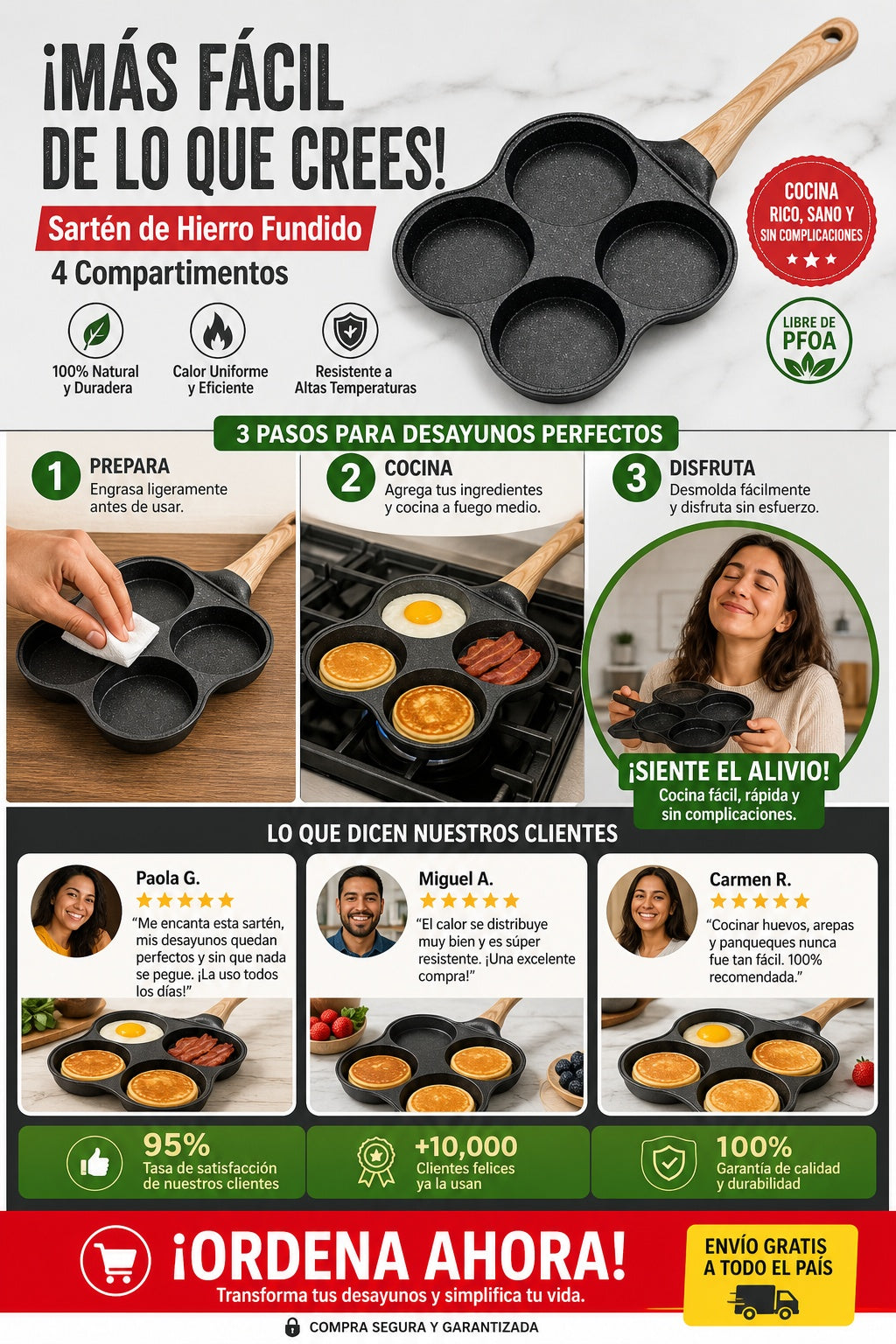Sarten Para Almuerzo Antiadherente - imagen 8