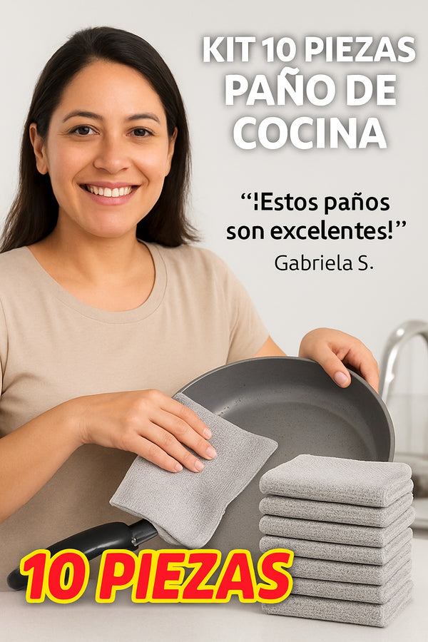 Kit 10 Piezas Pano De Cocina - sección 8