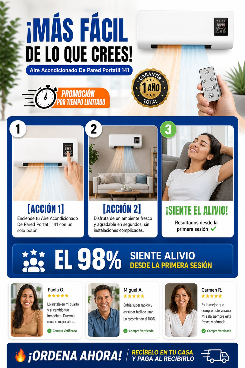 Aire Acondicionado De Pared Portatil 141 - imagen 8