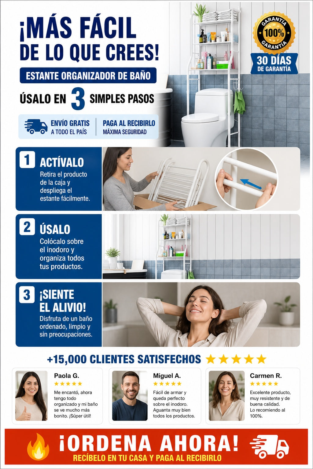 Estante Organizador De Bano - imagen 8