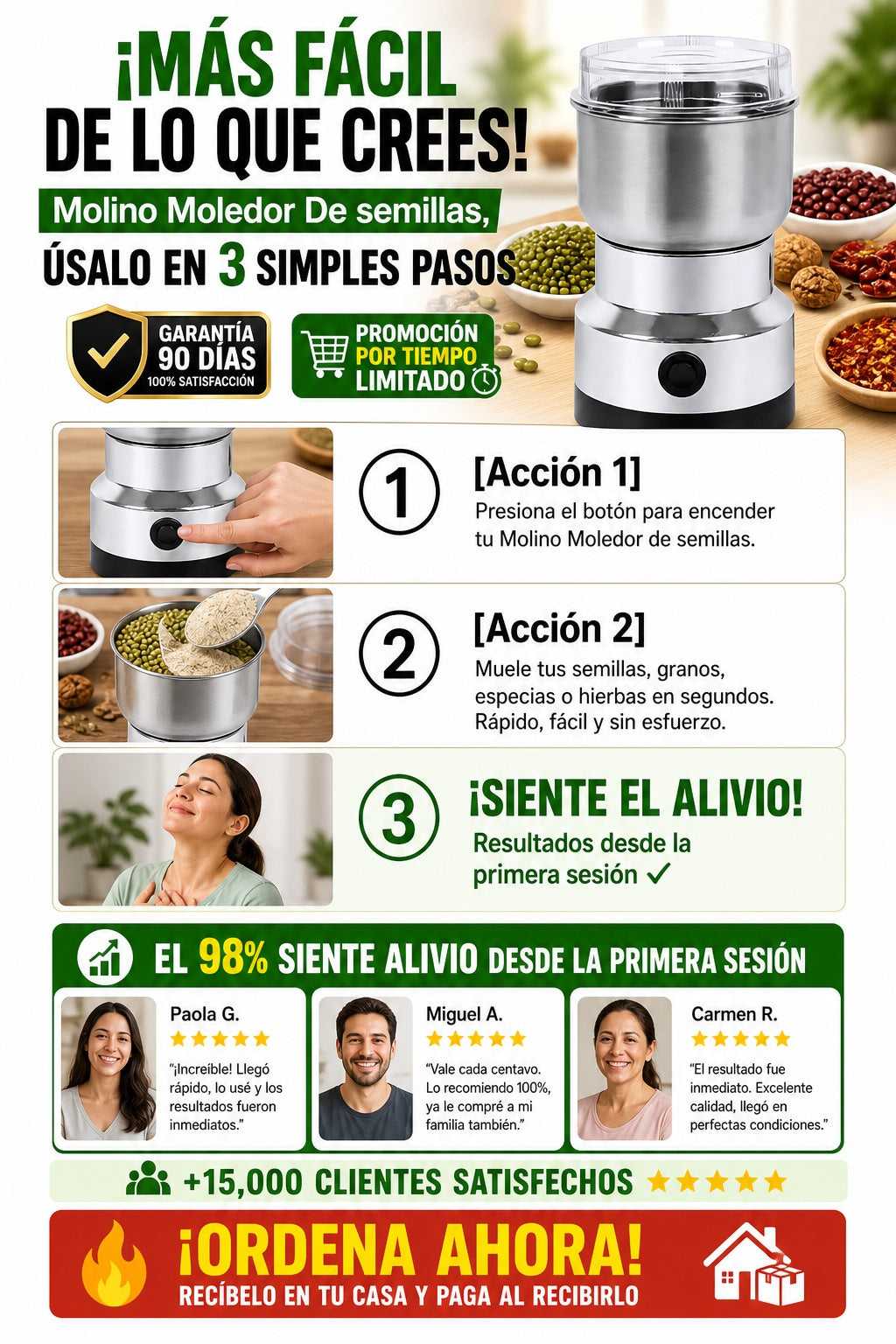 Molino Moledor De semillas - imagen 8