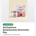 Sal Explosiva Quitamanchas Removedor Rop — confianza-envio