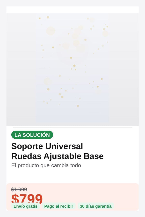 Soporte Universal Ruedas Ajustable Base — confianza-envio