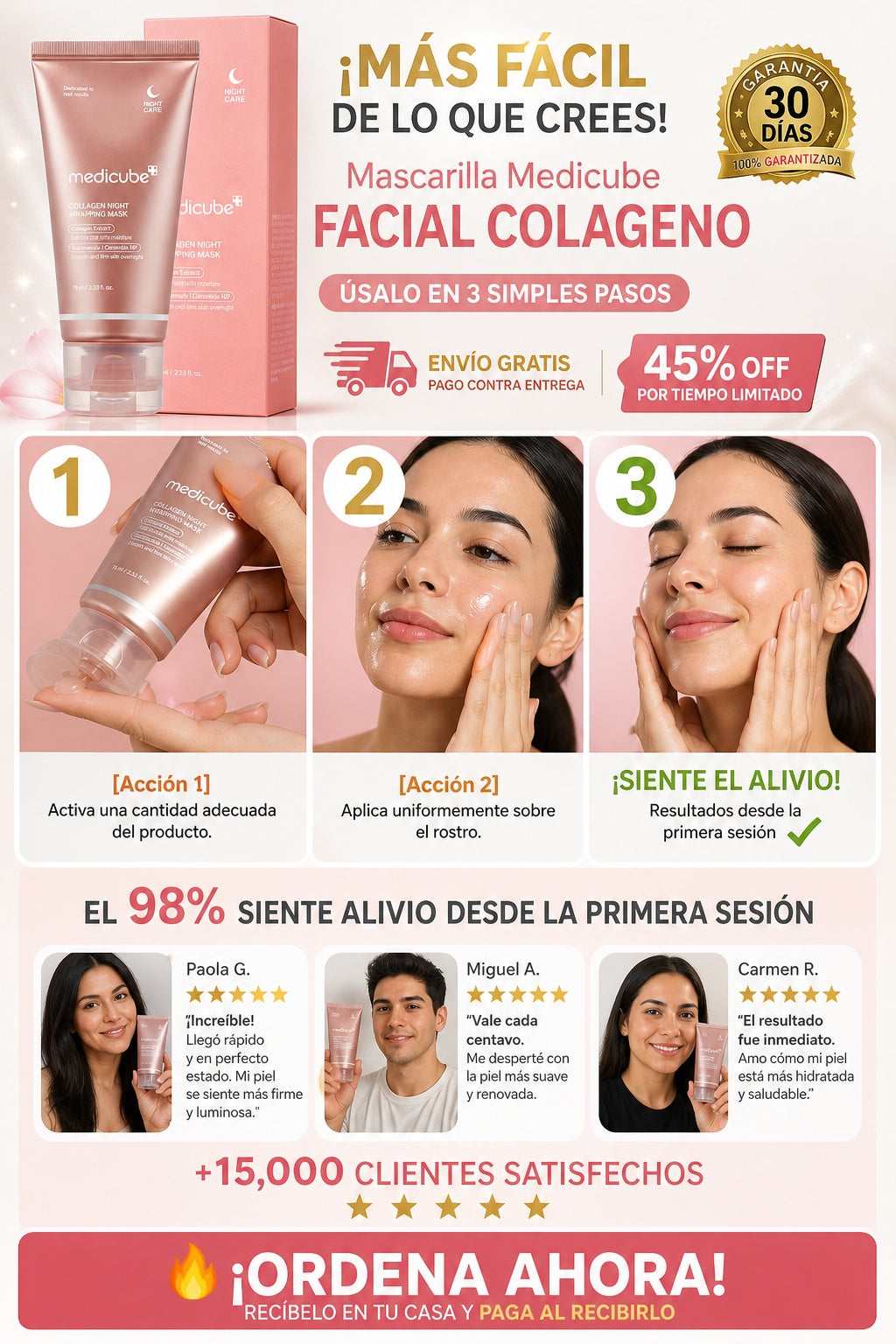 Mascarilla Medicube Facial Colageno - imagen 8