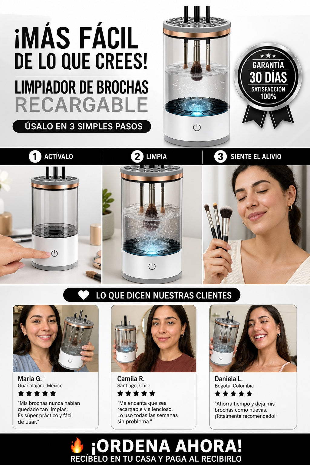 Limpiador De Brochas Recargable - imagen 8