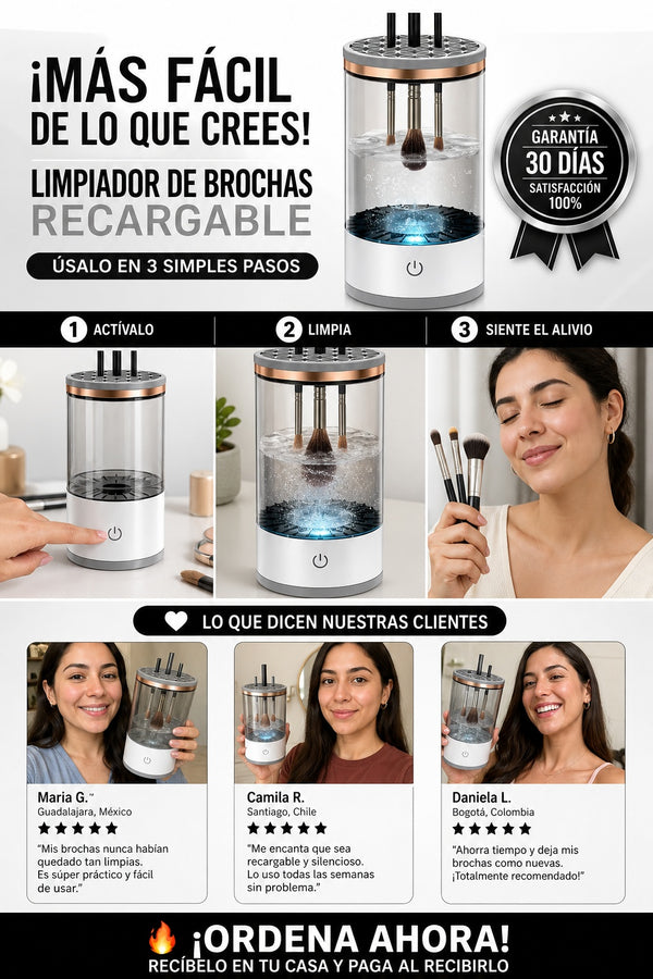 Limpiador De Brochas Recargable - imagen 8