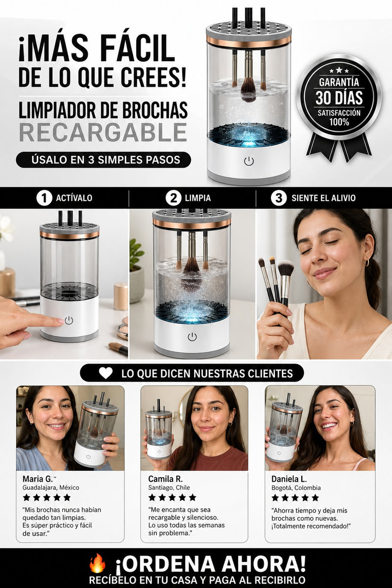 Limpiador De Brochas Recargable - imagen 8