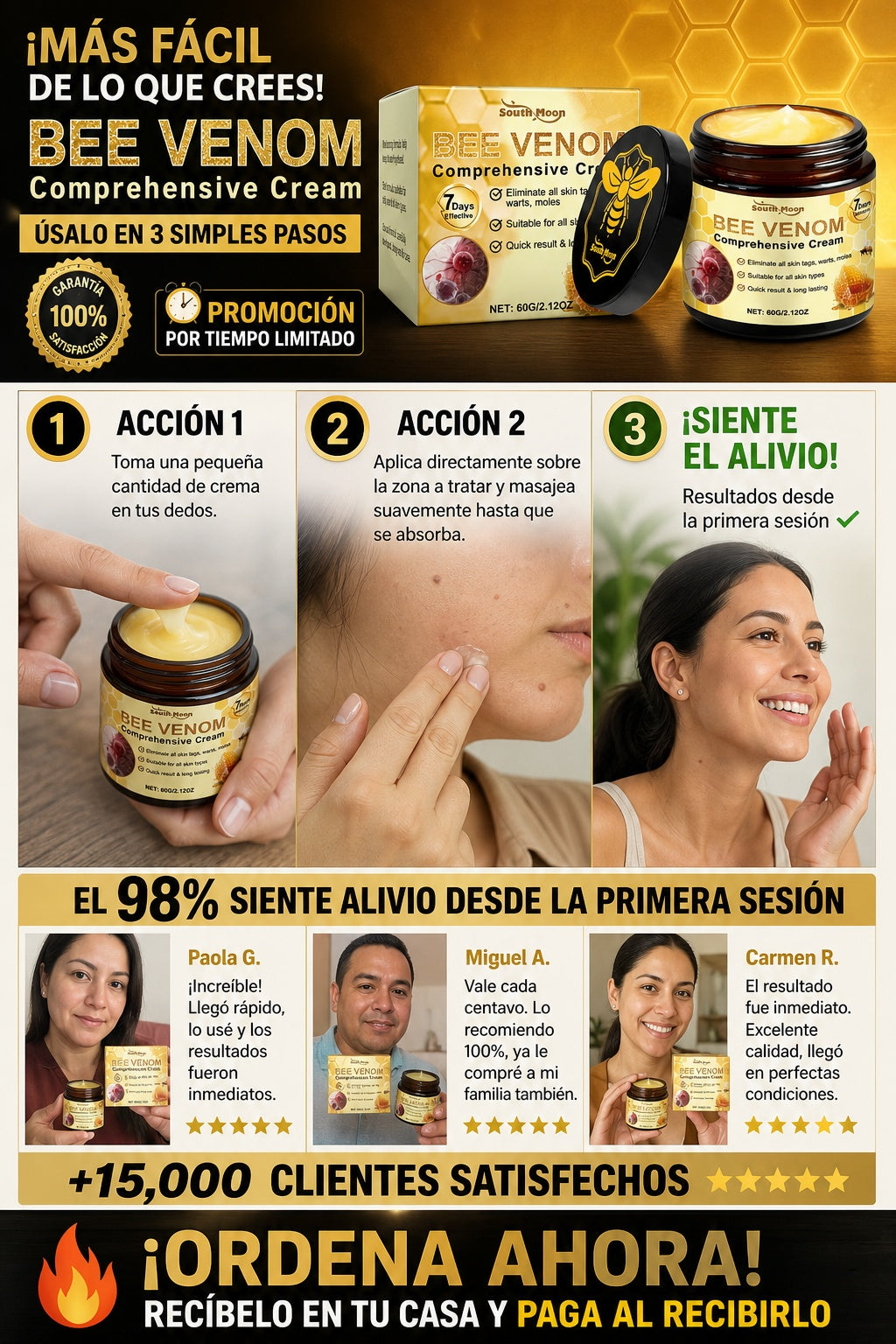 Crema Reparadora Veneno De Abeja - imagen 8